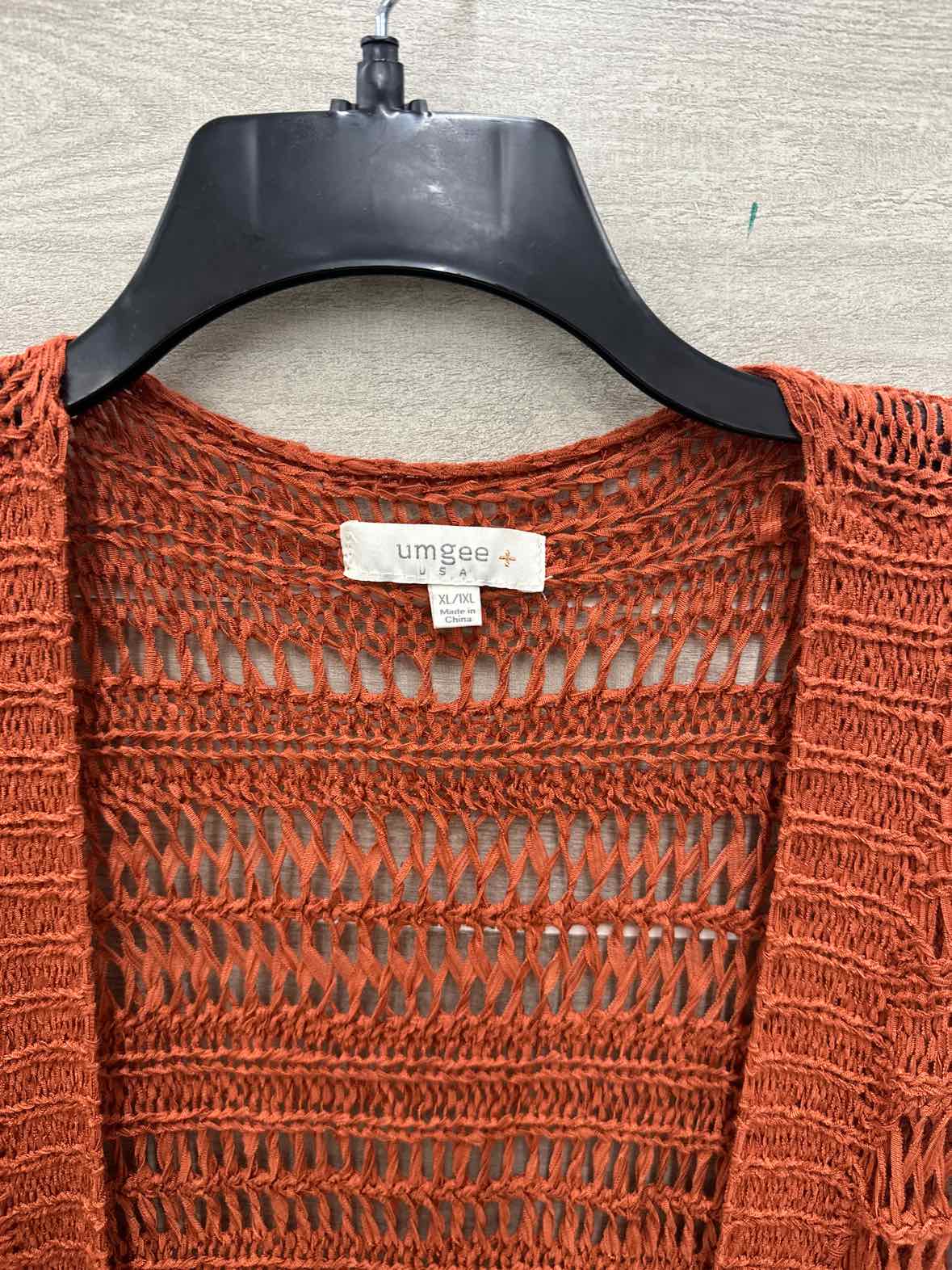 Umgee Size XL Orange Womens Vest