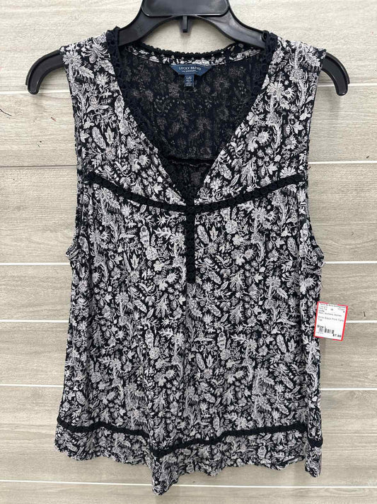 Lucky Size L Black Womens Tank Top