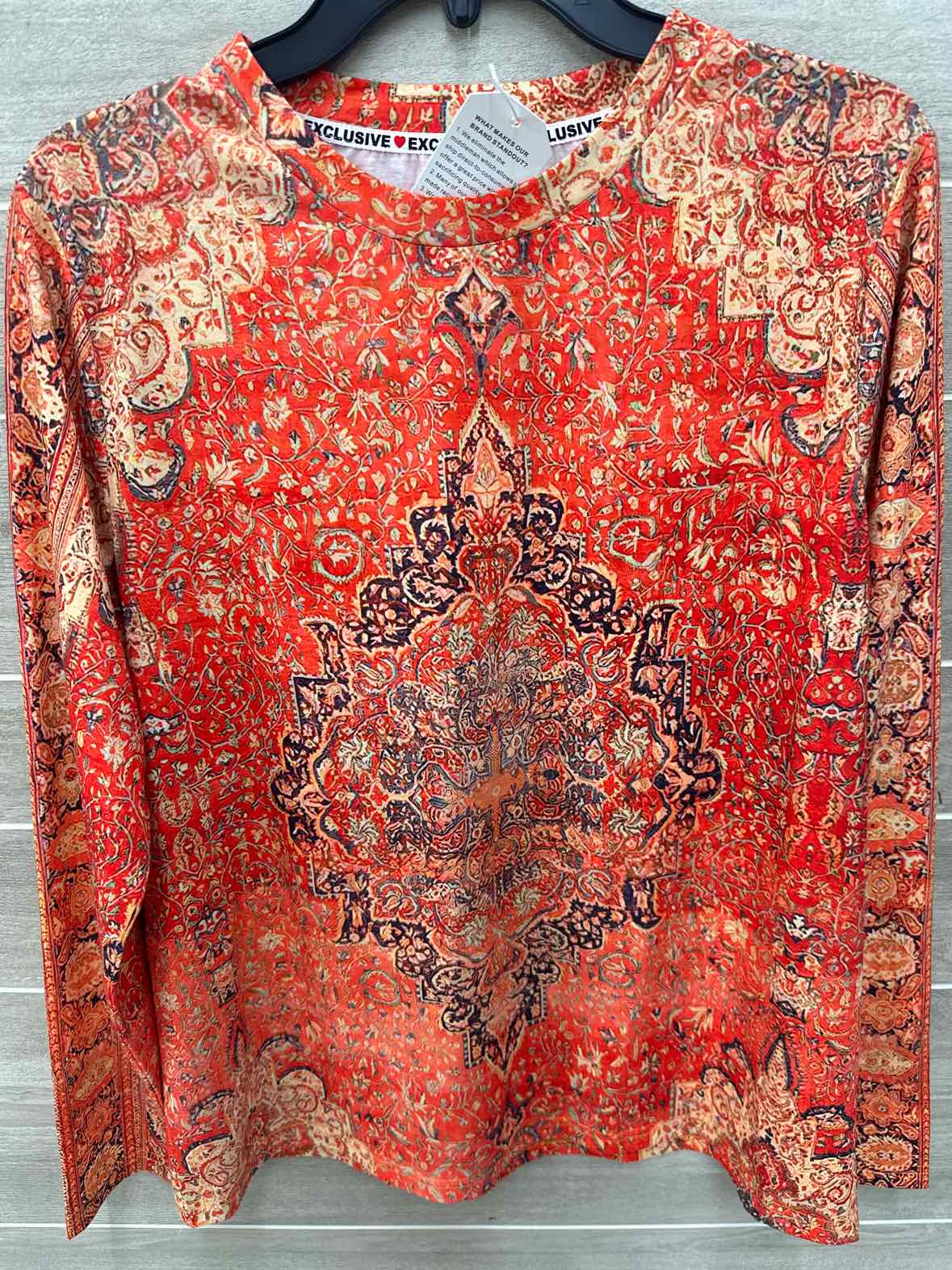 Red Womens Women Size XL Shirt