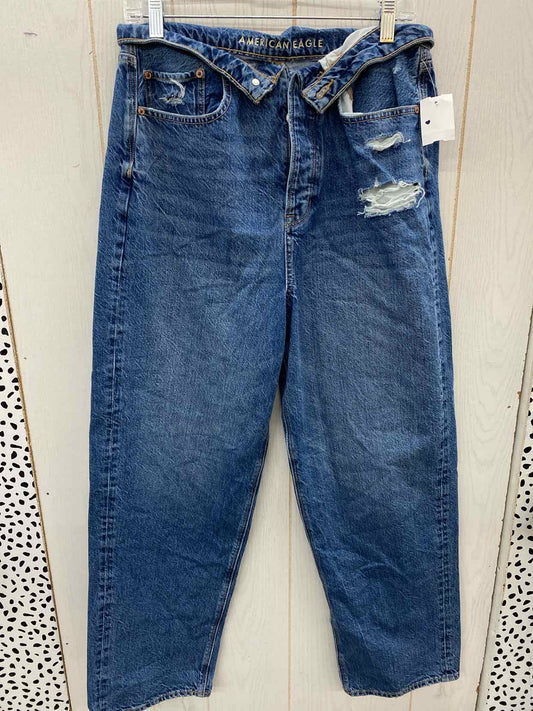 American Eagle Blue Womens Size 12 Short Jeans