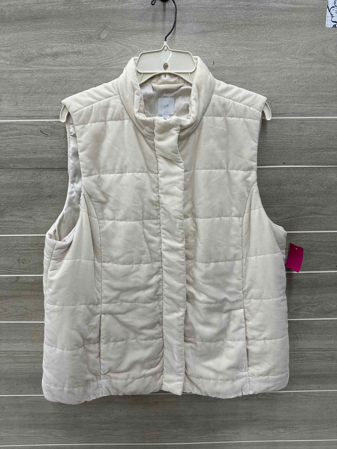 J Jill Size XL Cream Womens Vest