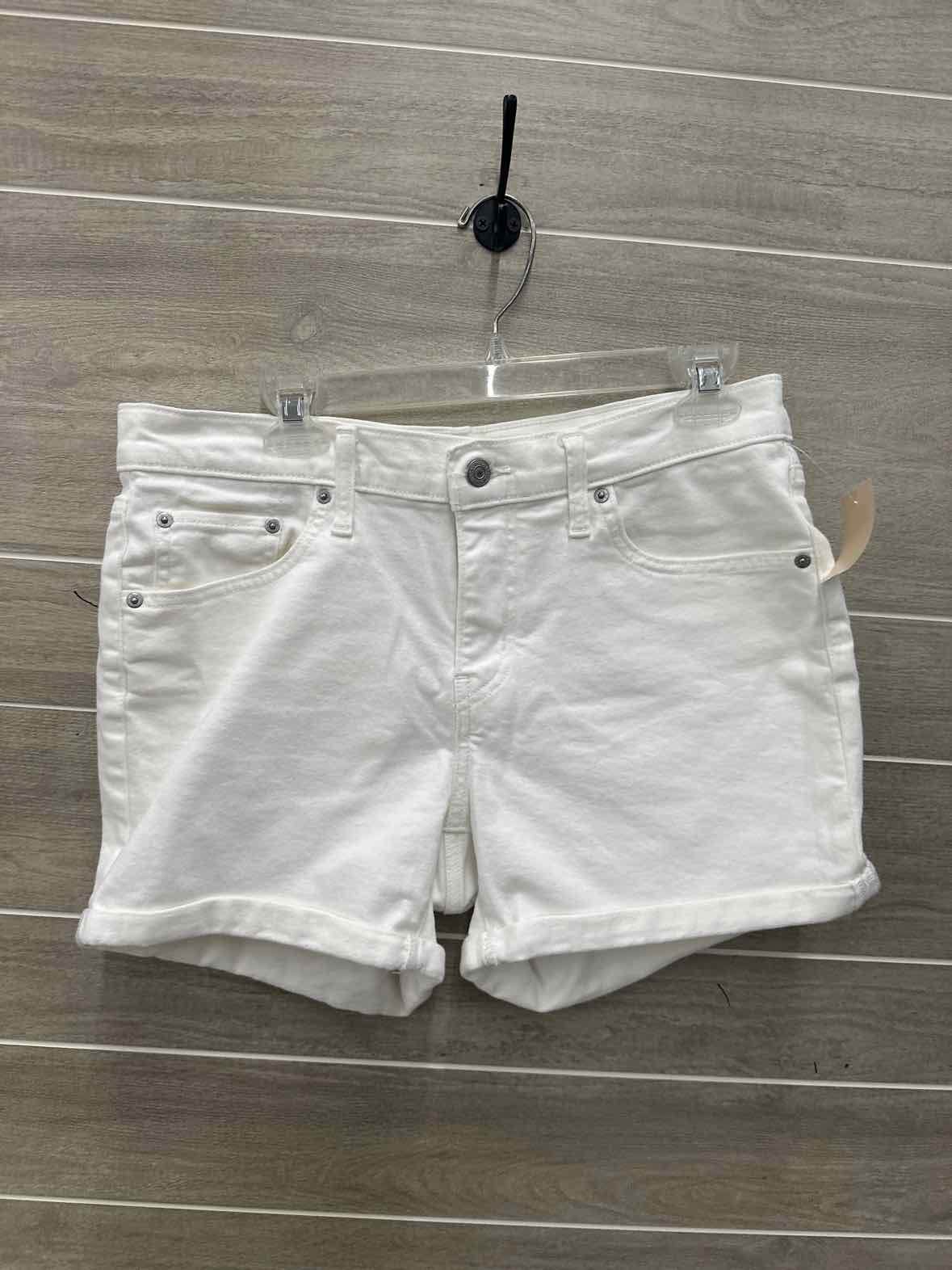 Levis Size 10 White Womens Shorts