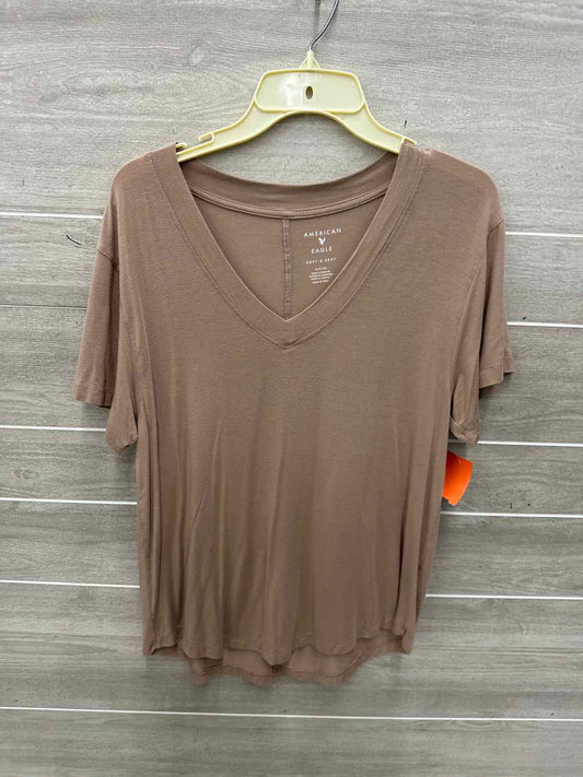 American Eagle Size S Tan Womens Shirt