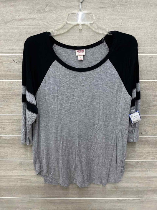 Mossimo Size L Gray Womens Shirt