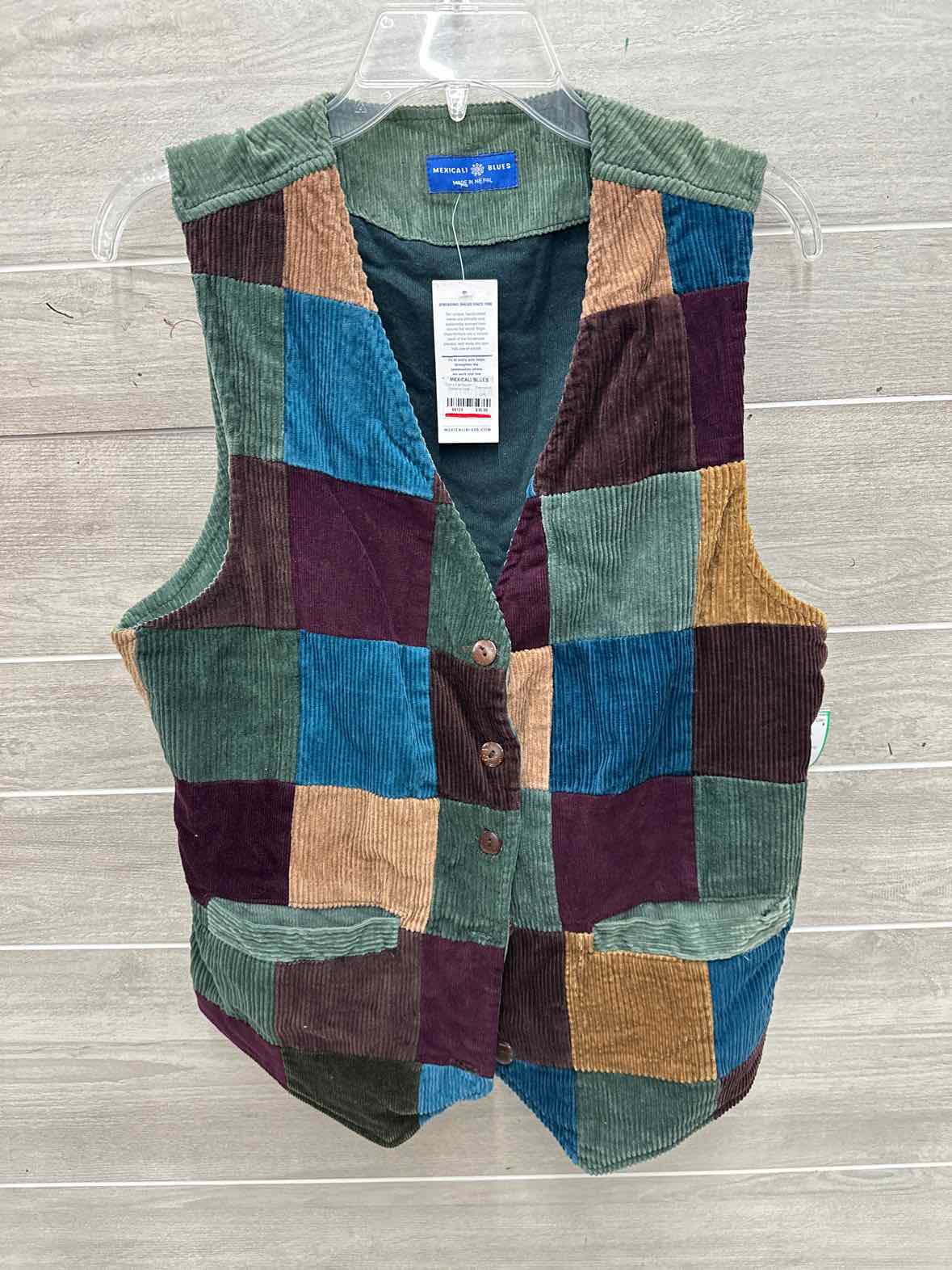 Size L/XL Multi-Color Womens Vest