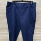 Croft & Barrow Size 18 Navy Plus Pants
