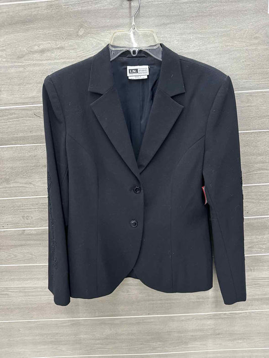 IN Studio Black Womens Women Size 6 Blazer