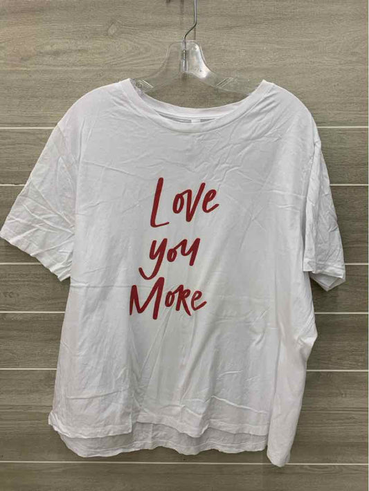 White Womens Size 2X Shirt