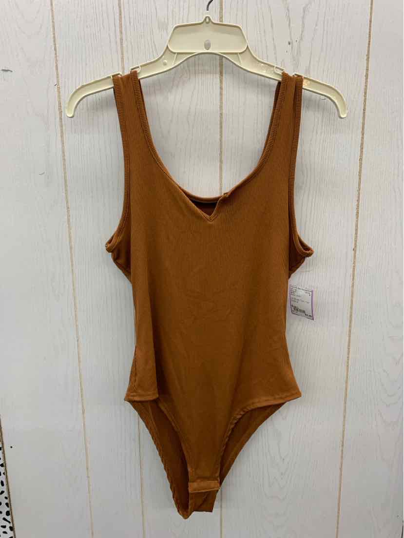 Shein Brown Junior Size L Bodysuit