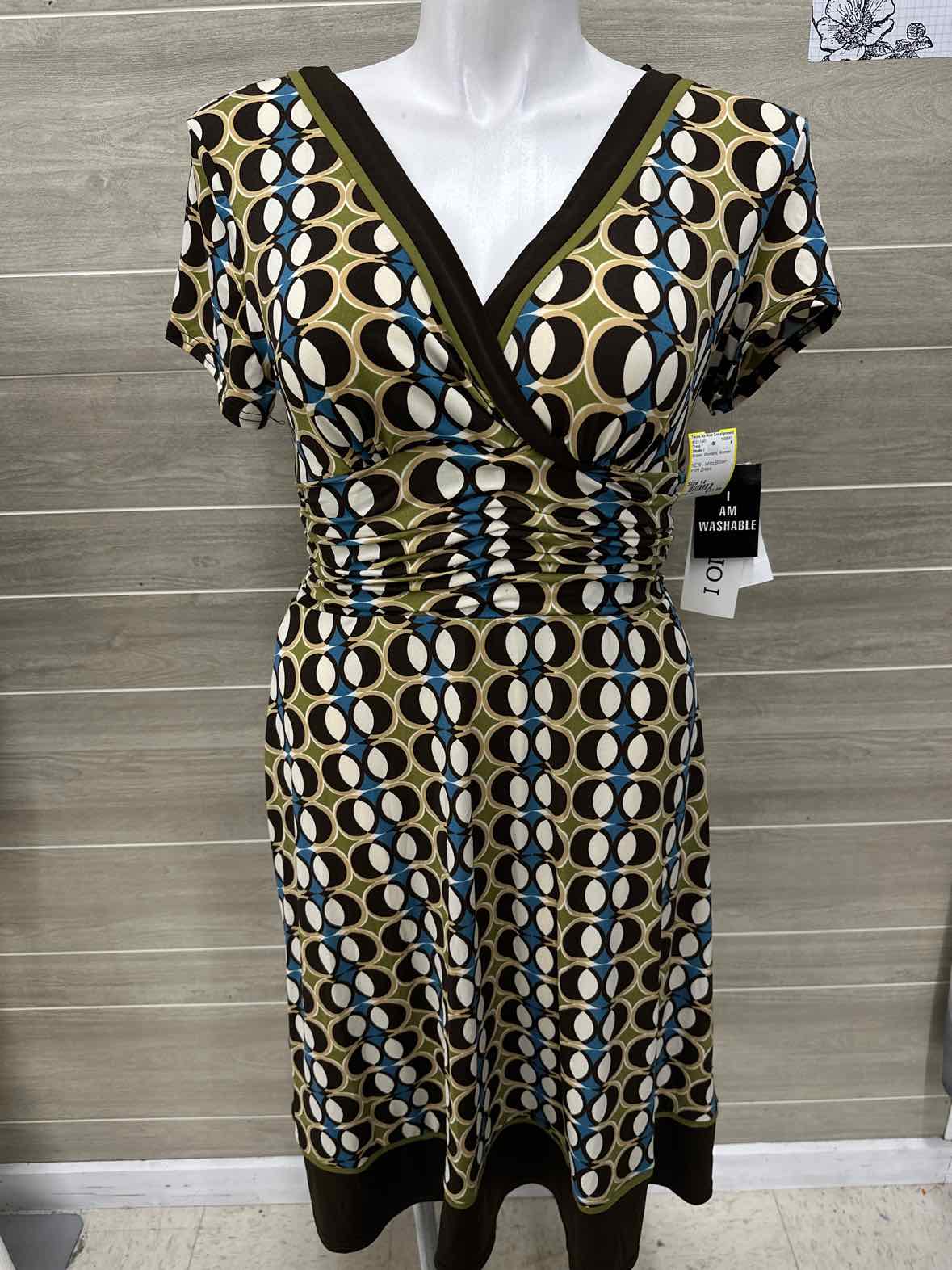 Studio I Size 14 Brown Womens Dress