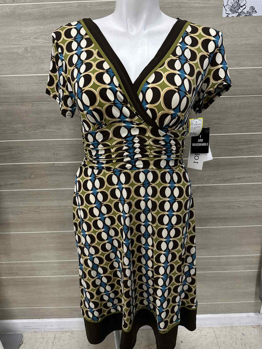 Studio I Size 14 Brown Womens Dress