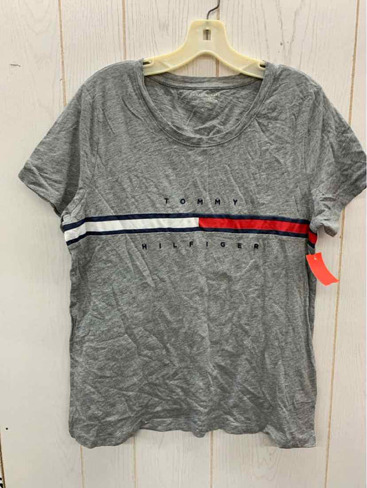 Tommy Hilfiger Gray Womens Size L Shirt