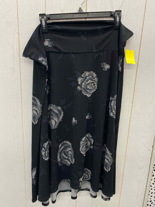 Lularoe Black Womens Size 3X Skirt