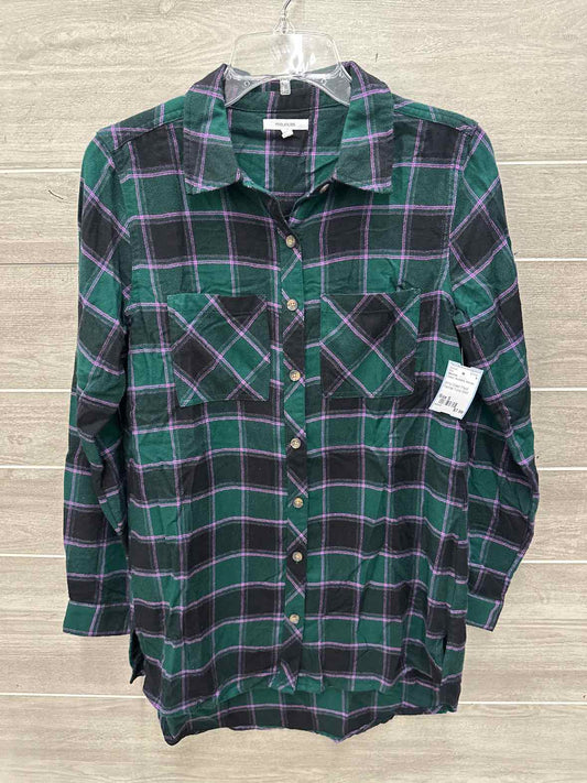 Maurices Size S Green Womens Shirt