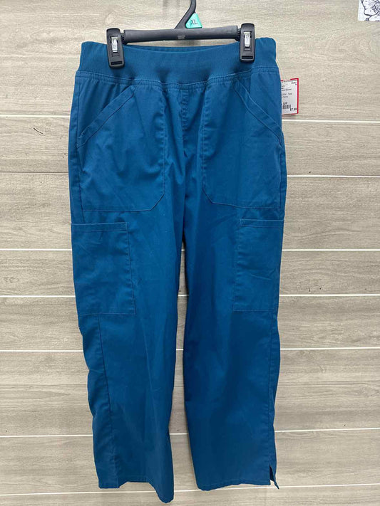 Cherokee Size S/P Teal Petite Scrub Pants