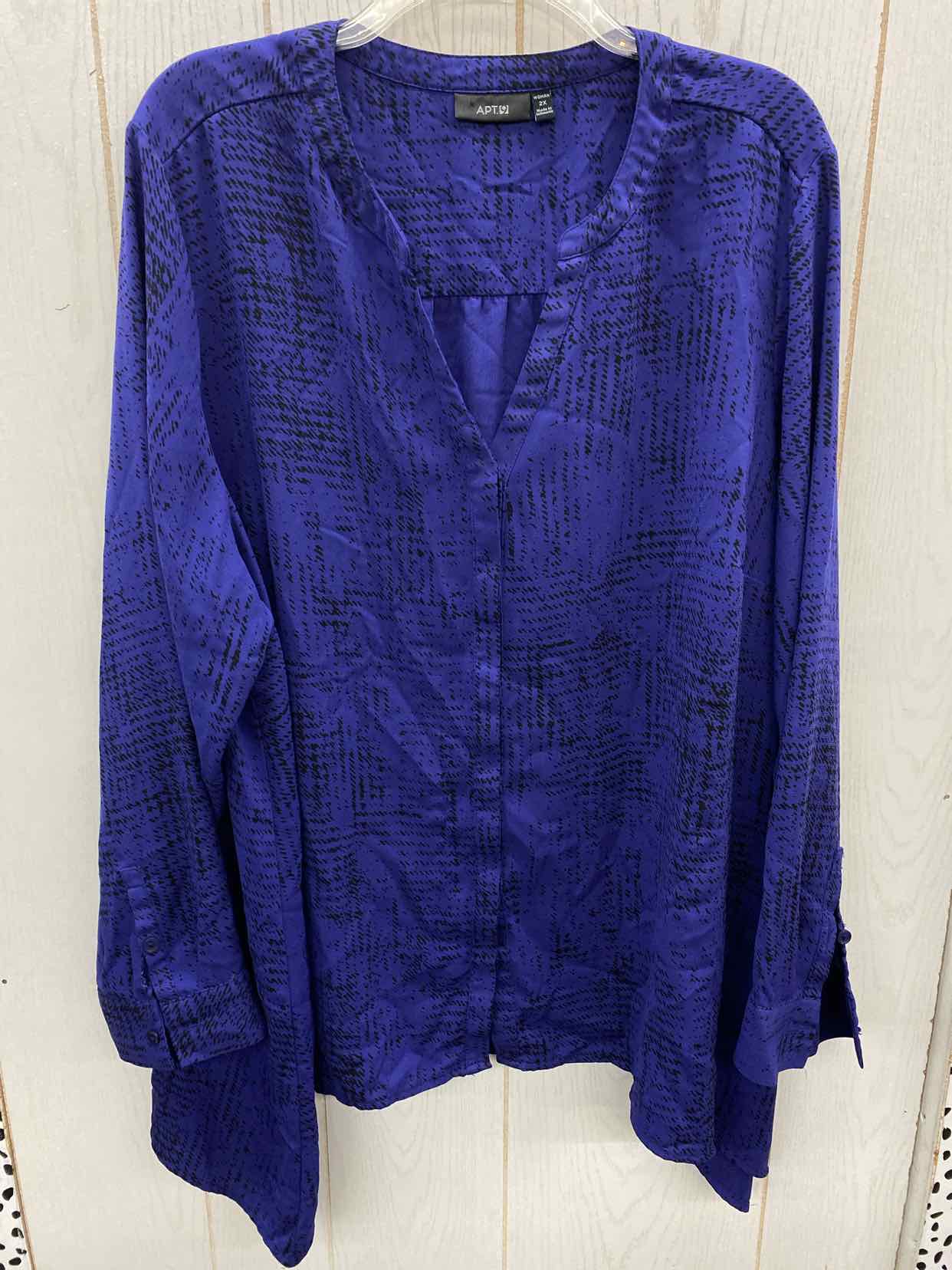 Apt 9 Purple Womens Size 2X Shirt