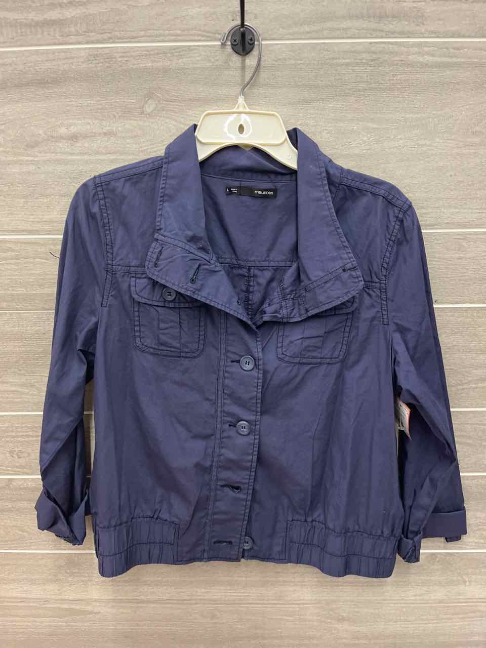 Maurices Size 10/12 Blue Womens Blazer