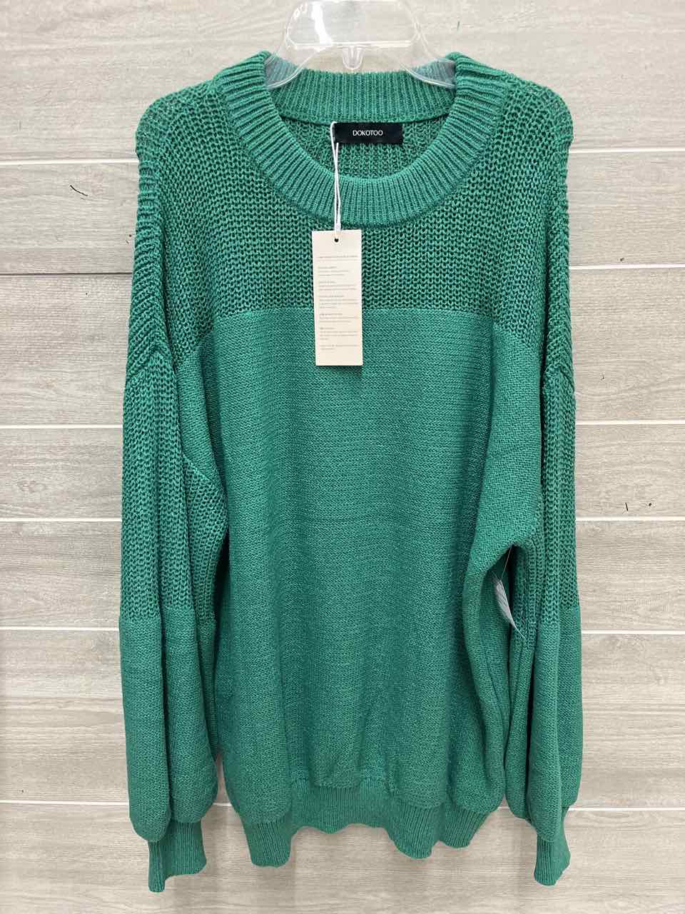 Size XL Green Womens Sweater
