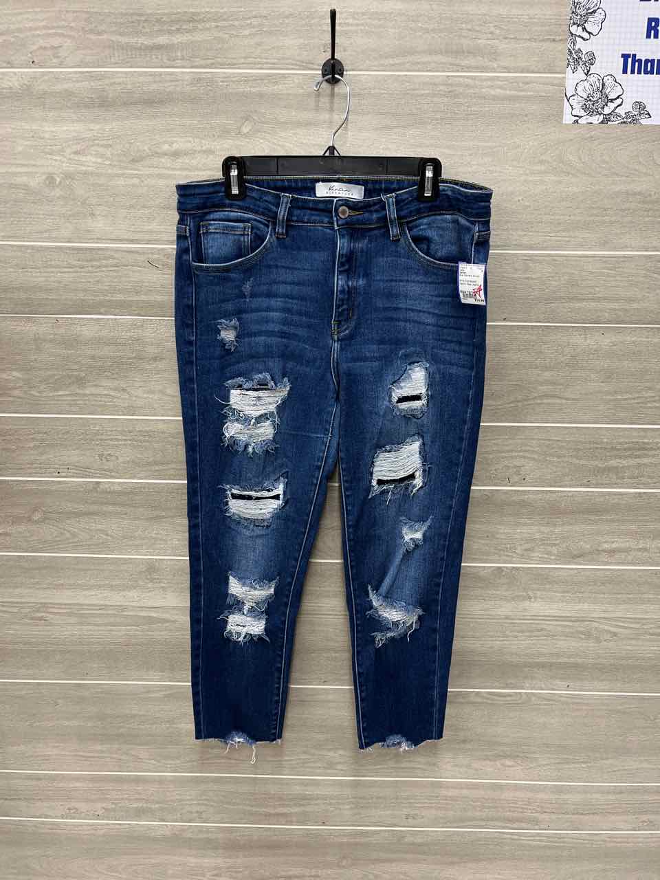 KanCan Size 12/14 Blue Womens Jeans