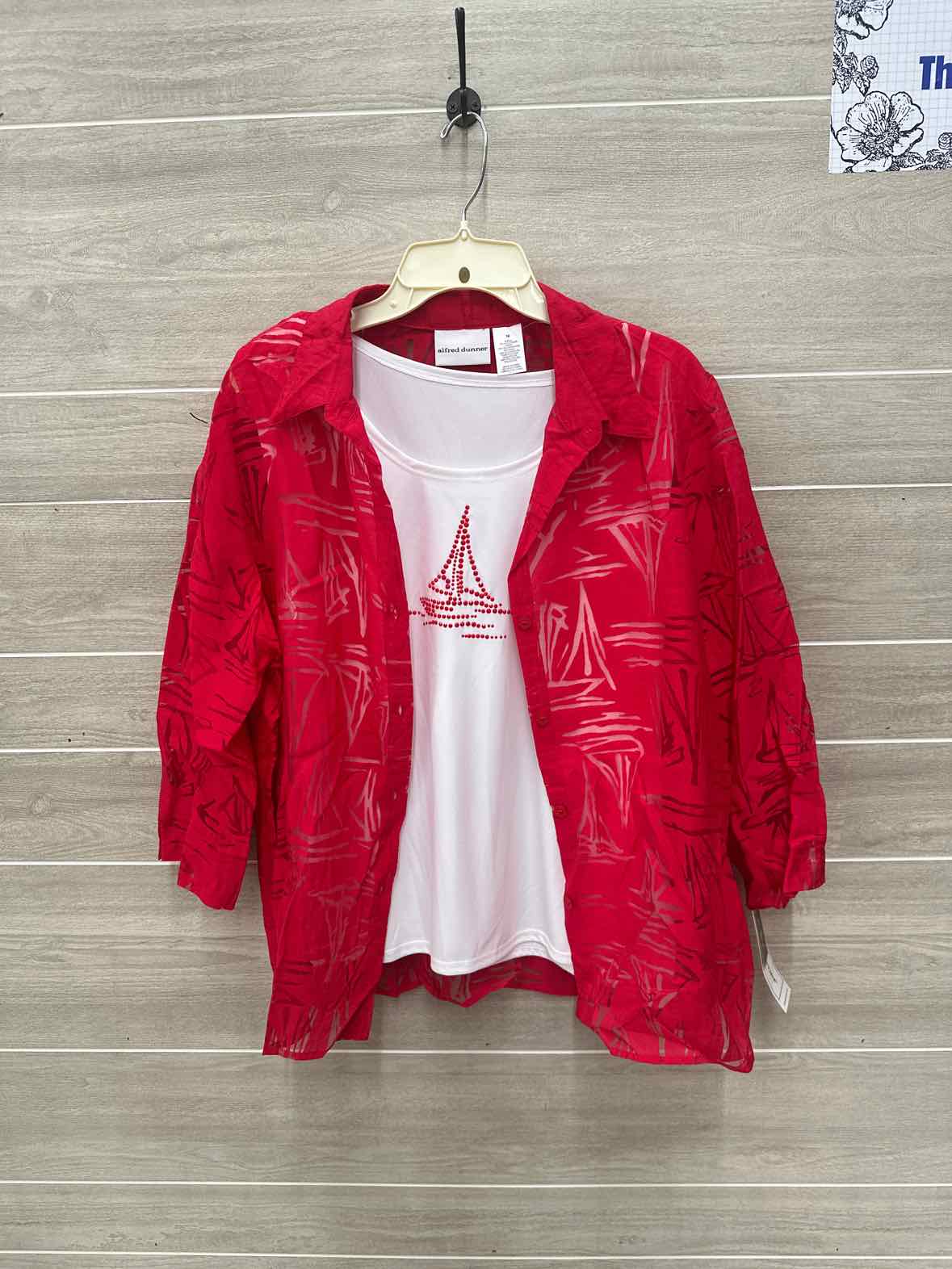 Alfred Dunner Size 16 Red Plus Shirt