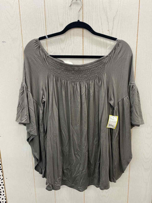 143 Story Gray Womens Size M Shirt