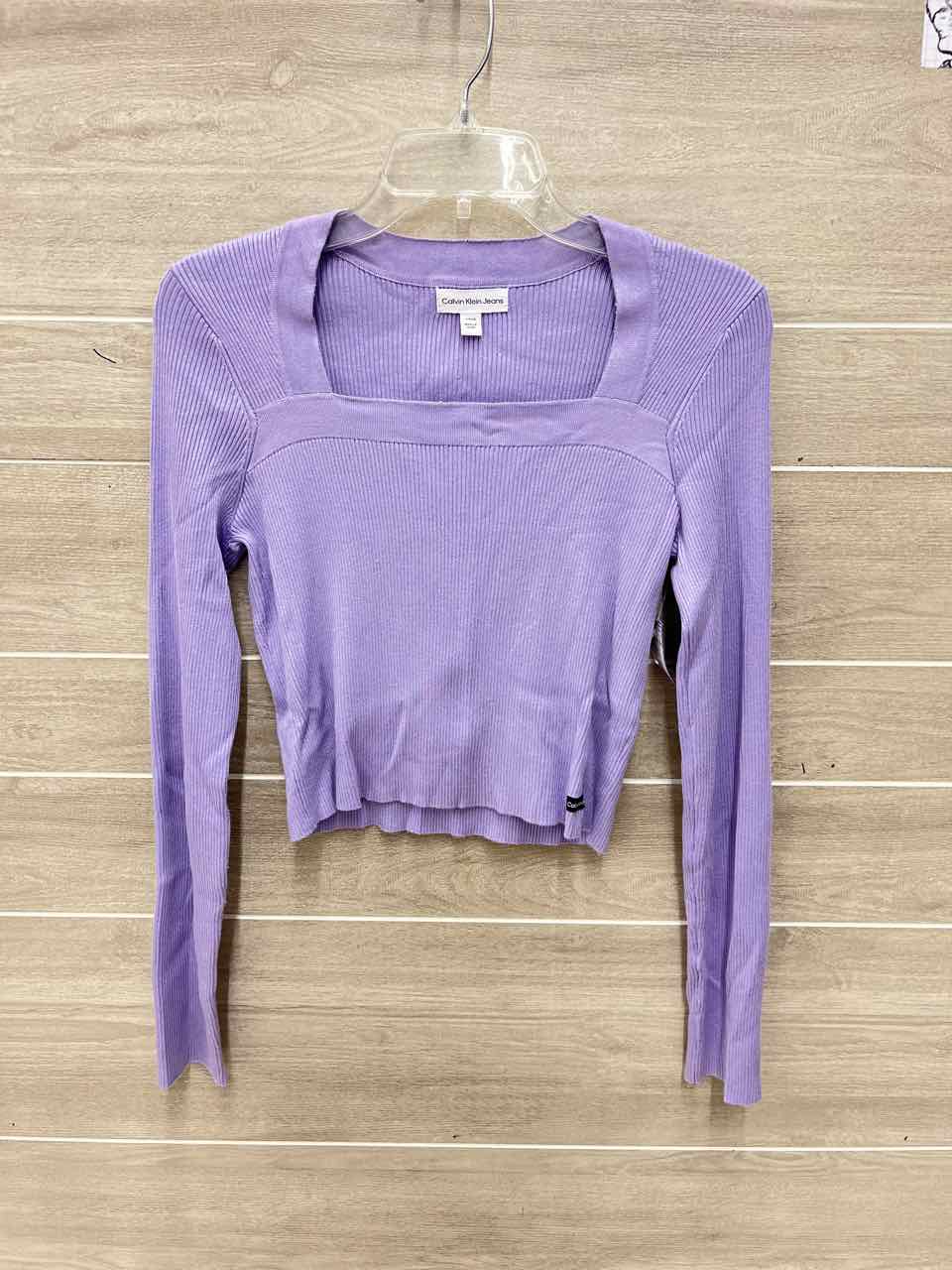 Calvin Klein Size S Lavender Womens Shirt