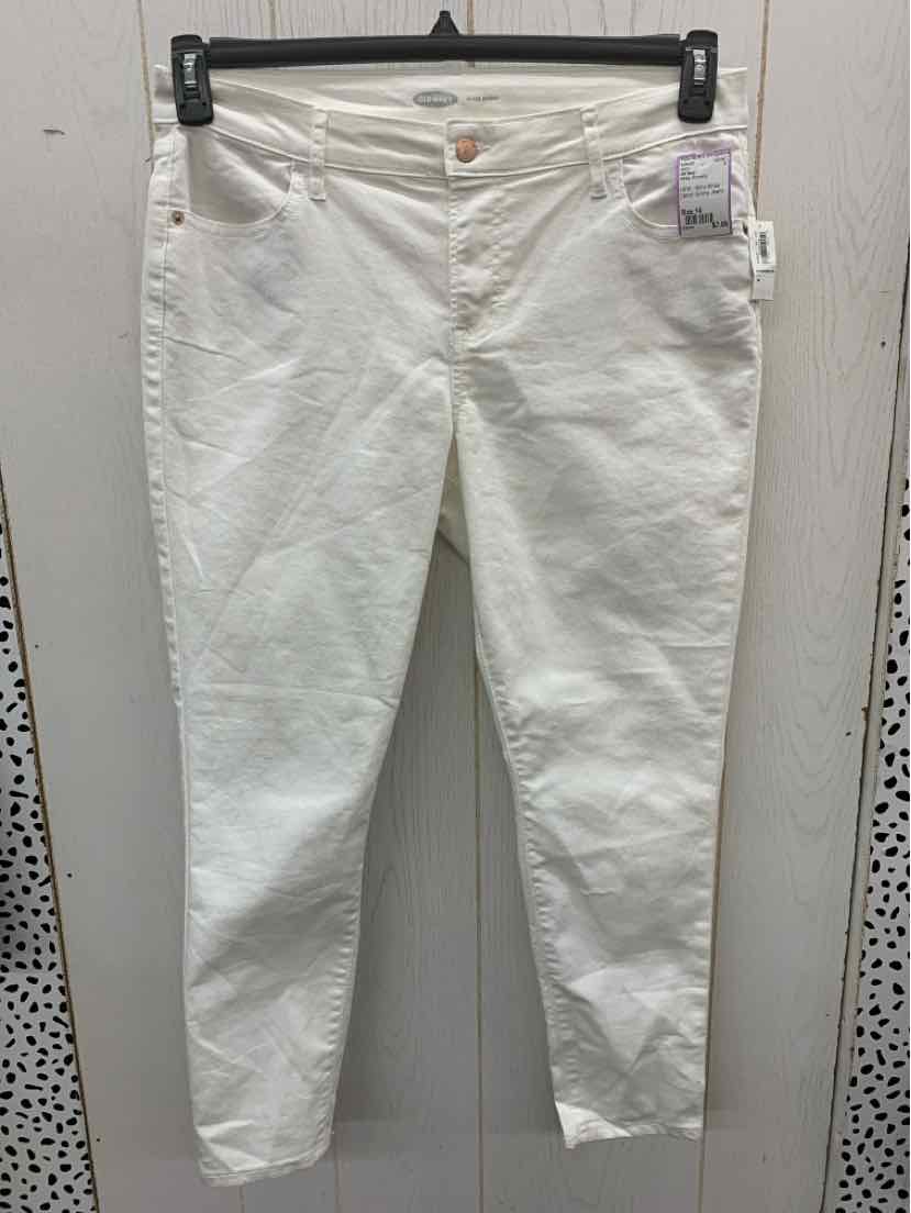 Old Navy White Womens Size 14 Jeans