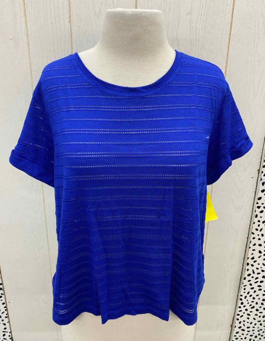 CATO Blue Womens Size M Shirt