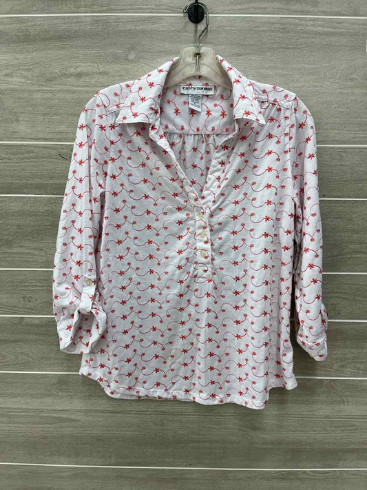 Cathy Daniels White Womens Women Size M Shirt