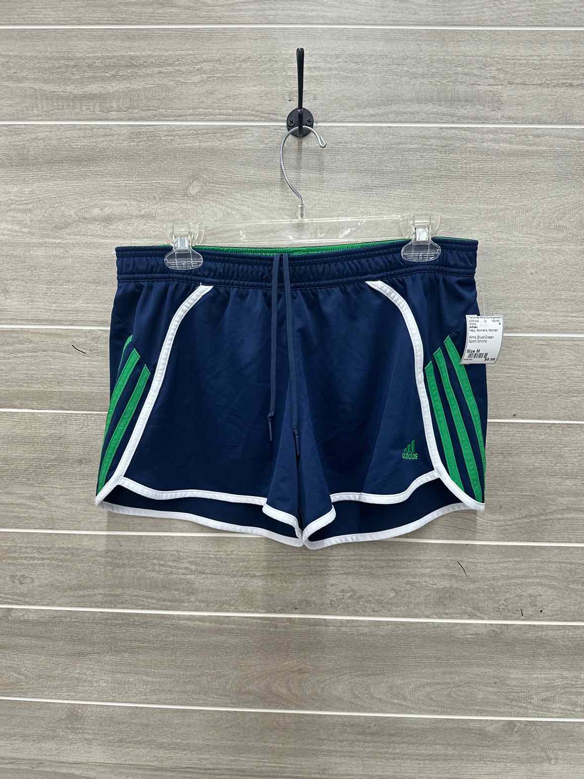 Adidas Navy Womens Women Size M Shorts