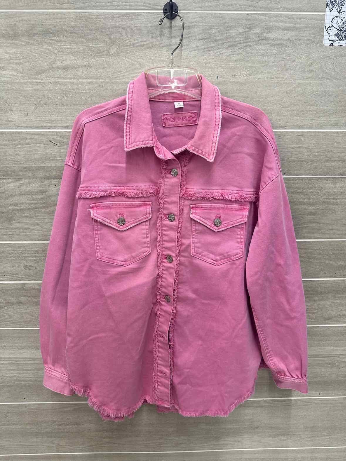 Maurices Size 6 Pink Womens Blazer
