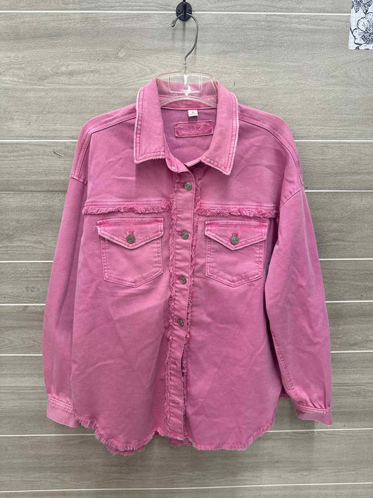 Maurices Size 6 Pink Womens Blazer