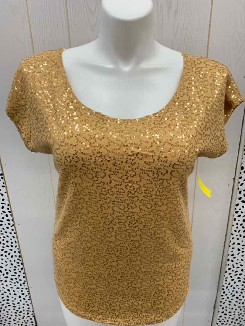 Gold Womens Size L Shirt