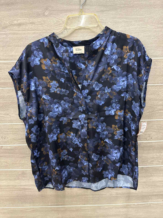 Elie. Elie Tahari Blue Womens Women Size L Shirt