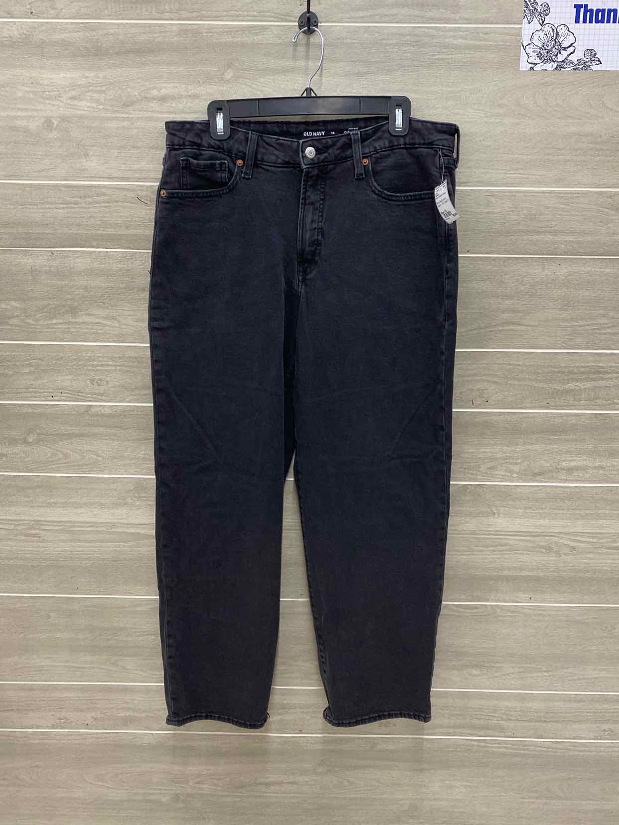 Old Navy Black Womens Women Size 14 Jeans
