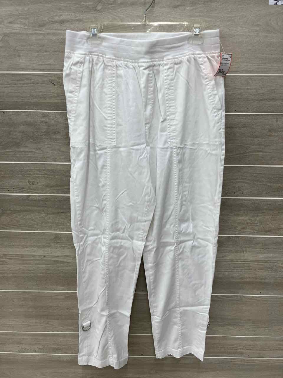 Soft Surroundings White Womens Women Size M Pants