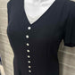 Studio 1940 Black Womens Women Size 12 Dress