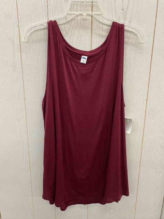 Old Navy Burgundy Womens Size XL Tank Top