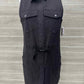 Duluth Size 4 Gray Womens Dress