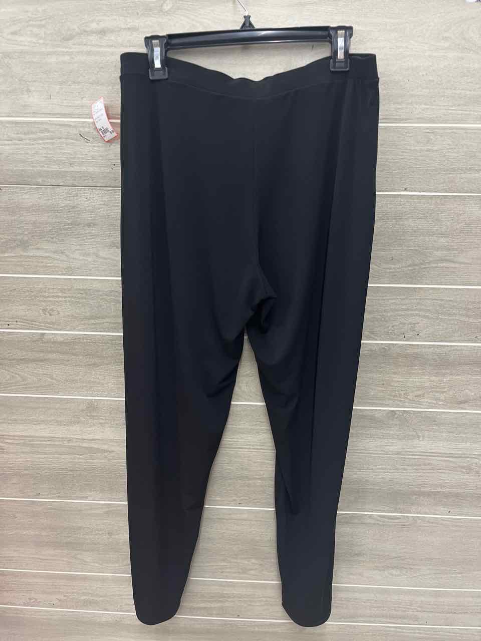 Clara Sun Woo Size 16 Black Womens Pants