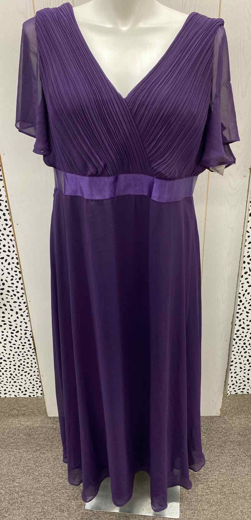 Purple Womens Size 3X Dress