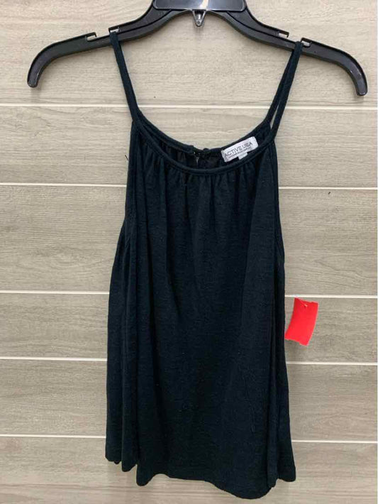 Active USA Black Junior Size Small Tank Top