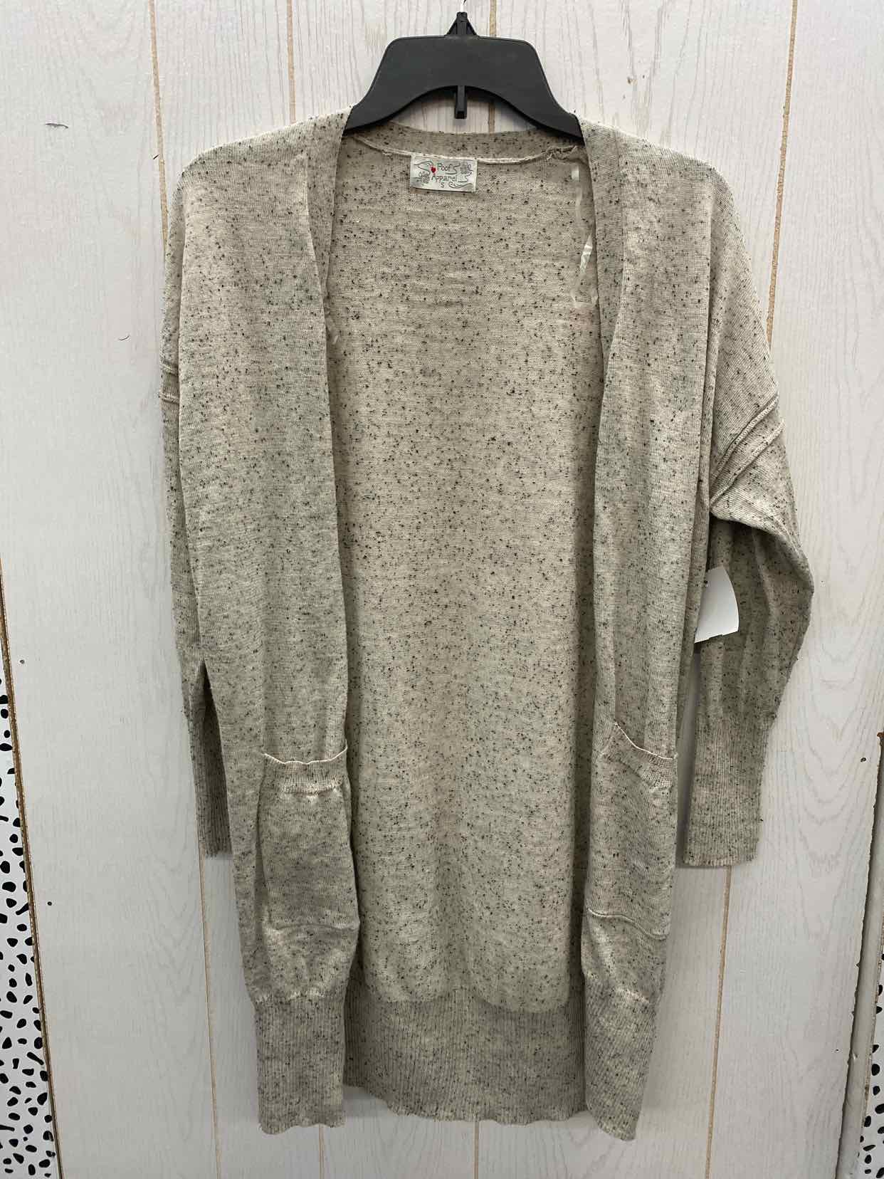 Poof Tan Junior Size Small Sweater