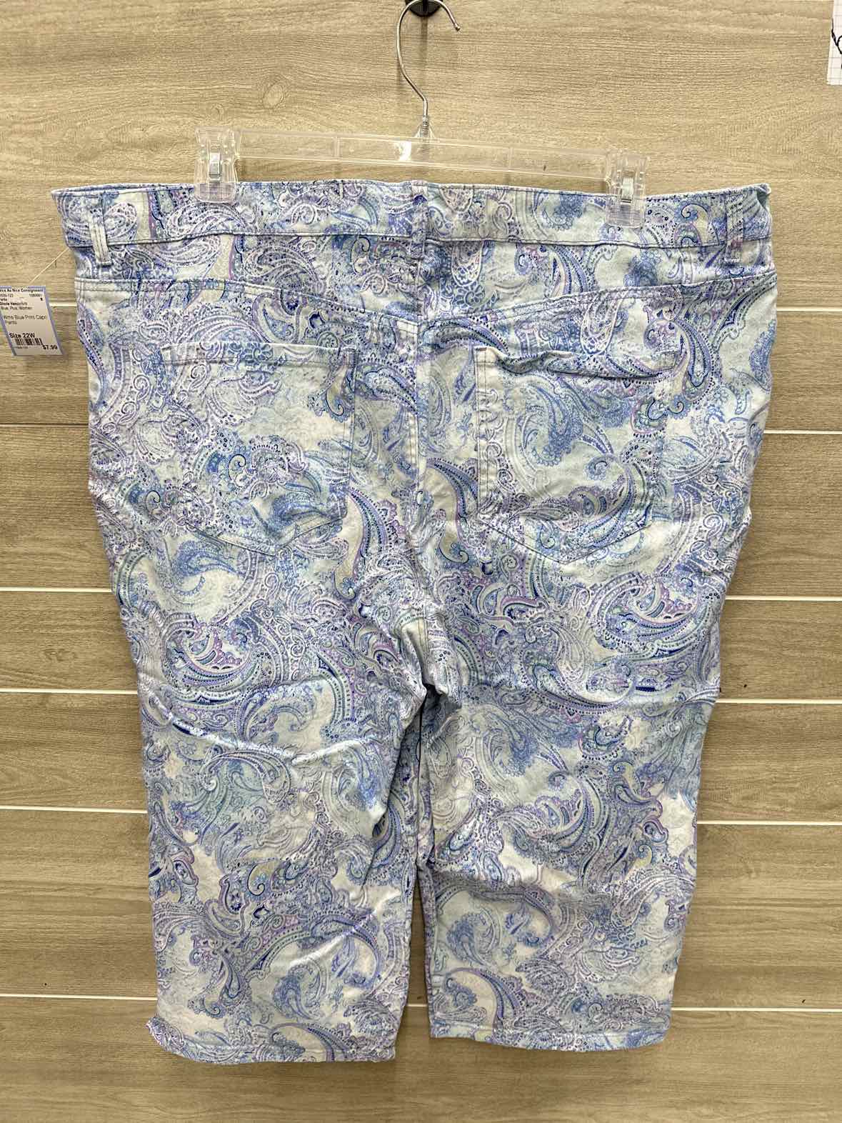 Gloria Vanderbilt Size 22W Blue Plus Pants