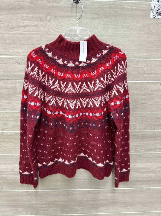 American Eagle Size L Burgundy Womens Sweater