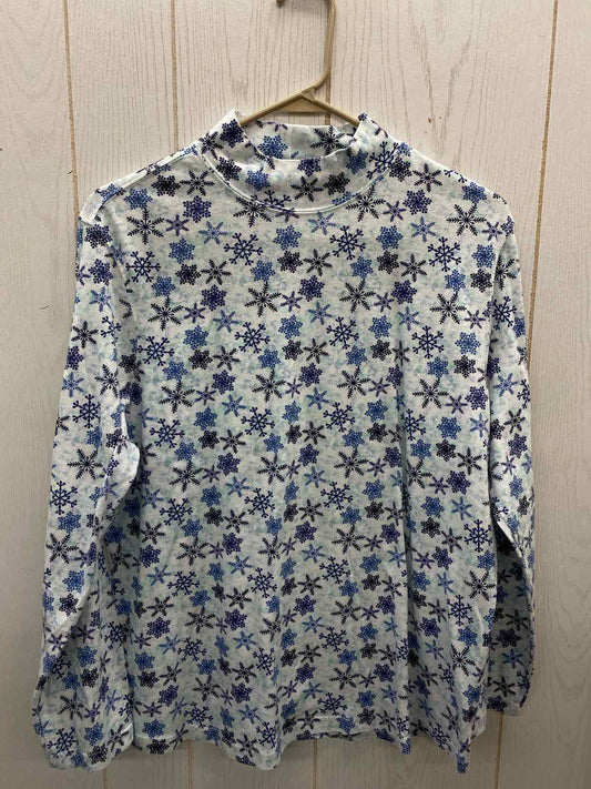 Northcrest Blue Womens Size 1X Shirt