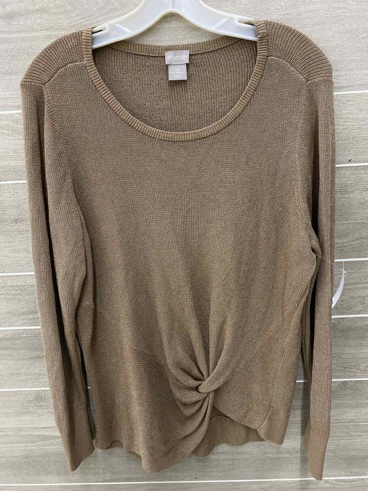 Chico's Tan Womens Size L/P Shirt