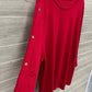 Chico's Size 16 Red Womens Shirt