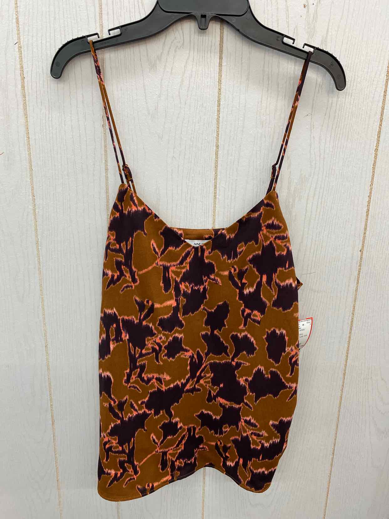 Nine West Brown Womens Size M Tank Top