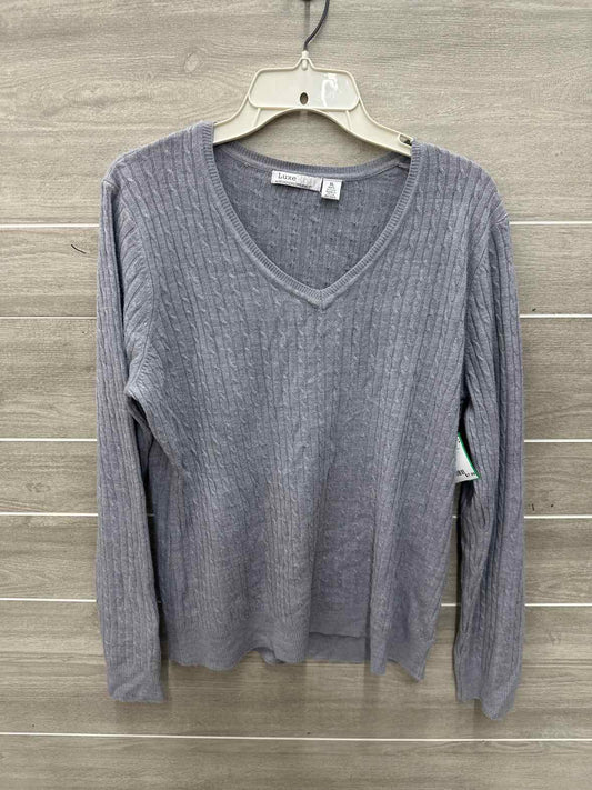Designers Originals Size XL Gray Womens Sweater